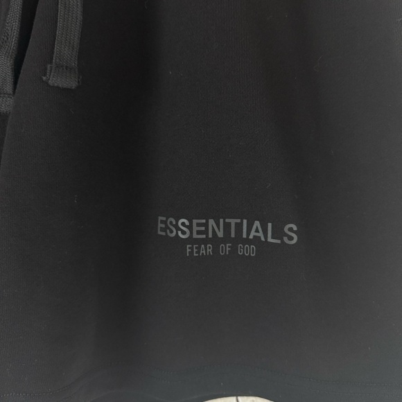 Essentials Fear of God Sweatshorts Black XL FW19 100% Cotton Men's Shorts Casual - Picture 7 of 11